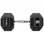 HMS Hex Pro 18 kg Kuusnurkne hantel
