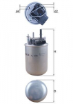 Kuro filtrid MAHLE KL1048
