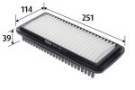 VALEO 585210 Kuldne filter