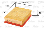 VALEO 585006 Kuldne filter
