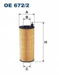 FILTRON OE 672/2 &Otilde;lifilter