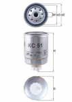 KNECHT KC 51 K&uuml;tusefilter