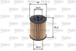 VALEO 586539 &Otilde;lifilter