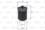 VALEO 585742 Kuldne filter