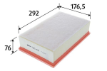 VALEO 585421 Kuldne filter