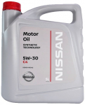 Variklinė alyva Nissan 5W30 NISSAN SYNTHETIC C4 5L