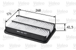 VALEO 585257 Kuldne filter