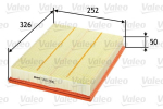 VALEO 585096 Kuldne filter