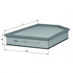 MAHLE ORIGINAL LX 1591/9 kuldfiltrid