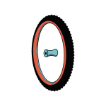 RideWrap Covered rataste kaitse | Custom | Gloss | 2 ratast