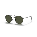 Ray-Ban Round Metal Small p&auml;ikeseprillid | Black - G-15 Green
