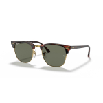 Ray-Ban Clubmaster Classic p&auml;ikeseprillid | Polarised | Tortoise On Gold - G-15 Green