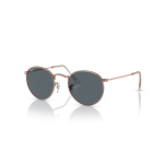 Ray-Ban Round Metal Small p&auml;ikeseprillid | Rose Gold - Blue