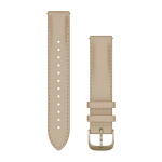 Garmin Quick Release 18 nahast kellarihm | Light Sand - Cream Gold
