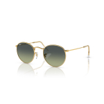 Ray-Ban Round Metal Small p&auml;ikeseprillid | Arista Gold - Green Vintage