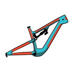 RideWrap Covered eMTB raami kaitsekomplekt | Gloss
