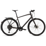Specialized Sirrus X 4.0 EQ h&uuml;briidjalgrattad | Satin Metallic Obsidian - Desert Metallic Frost, L
