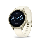 Garmin Venu&reg; 4 nutikell | 41 mm | Lunar Gold - Bone Silicone Band