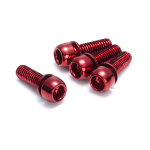 Reverse Components  piduriketasi poldid | Punased | 4 tk