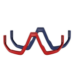 BLIZ Fusion Matrix X-Jawbone prilliraamid | Color Pack Red & Blue