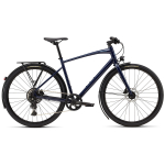Specialized Sirrus X 2.0 EQ h&uuml;briidjalgrattad | Gloss Deep Marine - Grey Blue Frost Reflective, XL