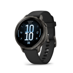 Garmin Venu&reg; 4 nutikell | 41 mm | Slate - Black Silicone Band