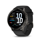 Garmin Venu&reg; 4 nutikell | 45 mm | Slate - Black Silicone Band