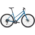 Specialized Sirrus X 1.0 Step-Through h&uuml;briidjalgrattad | Satin Grey Blue - Cast Blue Metallic Frost Reflective, M