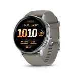 Garmin Venu&reg; 4 nutikell | 45 mm | Silver - Silver Grey Silicone Band