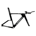 S-Works Shiv TT triatloni raam | Gloss Tarmac Black - Metallic White Silver, L