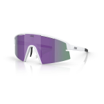 BLIZ P006 Small p&auml;ikeseprillid | Matte White - Smoke Purple Mirror