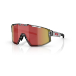 BLIZ Vision p&auml;ikeseprillid | Transparent Dark Grey - Red
