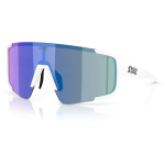 BLIZ P003 Small p&auml;ikeseprillid | Matte White - Smoke Blue Multicolour