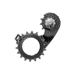 AbsoluutneBlack HOLLOWcage&reg; DuraAce 9250 Carbon Ceramic Oversized tagumine k&auml;iguvahetaja Pulley Cage | Black