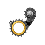 AbsoluutneBlack HOLLOWcage&reg; DuraAce 9250 Carbon Ceramic Oversized tagumine k&auml;iguvahetaja Pulley Cage | Gold