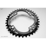 AbsoluteBlack Shimano Round hammasratas | 104 BCD | 1x12/11/10-k&auml;iguline | 1x12/11/10-k&auml;iguline, 38T