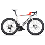 BMC Teammachine R 01 Two maanteeratas | Arctic Silver - Neon Red, 51