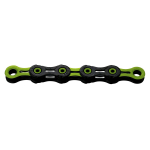 KMC DLC11 Waxed kett | 11-speed | Black - Apple Green, 118