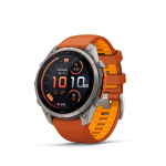 Garmin fēnix&reg; 9 Pro inReach Titanium nutikell | 47 mm | Autumn Orange - Spark Orange