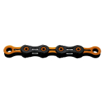 KMC DLC11 Waxed kett | 11-speed | Black - Orange, 118