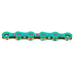 KMC X12 Waxed kett | 12-speed | Aurora Green, 126