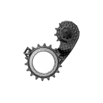 AbsoluutneBlack HOLLOWcage&reg; Ultegra 8150 Carbon Ceramic Oversized tagumine k&auml;iguvahetaja Pulley Cage | Titanium