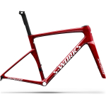 S-Works Tarmac SL9 raamikomplekt | Gloss Vivid Red - Tarmac Black - White Silver Metallic, 54