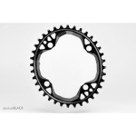 AbsoluteBlack Shimano OVAL hammasratas | 6mm Offset | 104 BCD | 1x12/11/10-k&auml;iguline | 1x12/11/10-k&auml;iguline, 36T