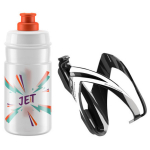 Elite Kit Ceo pudel + pudelihoidja 350 ml | Selge - oranž graafika