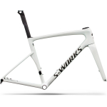 S-Works Tarmac SL9 raamikomplekt | Gloss White Silver Metallic - Obsidian Metallic, 58