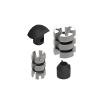 Quad Lock&reg; kahvlivarre kinnituse vahekaitsmete komplekt