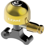 Lezyne Classic Messingist v&auml;ike jalgrattakell | Must - kuldne