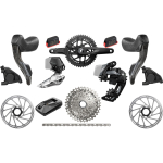 SRAM Rival E1 AXS komponendigrupp | 2x12 speed | 48-35T | 10-36T (BULK), 165 mm