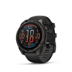 Garmin fēnix&reg; 8 Amoled Titanium - Sapphire nutikell | 47 mm | Carbon Gray - Must